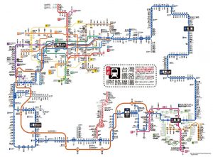 47都道府県鉄道路線図